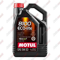 Масло моторное Motul 8100 ECO-lite 5W-30, синтетическое, 5л